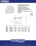 BACKFLOW FLAPPER VALVES & Wi Fi ALARMS: 3″ FP503 & 4″ FP504