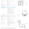 BACKFLOW FLAPPER VALVES & Wi Fi ALARMS: 3″ FP503 & 4″ FP504